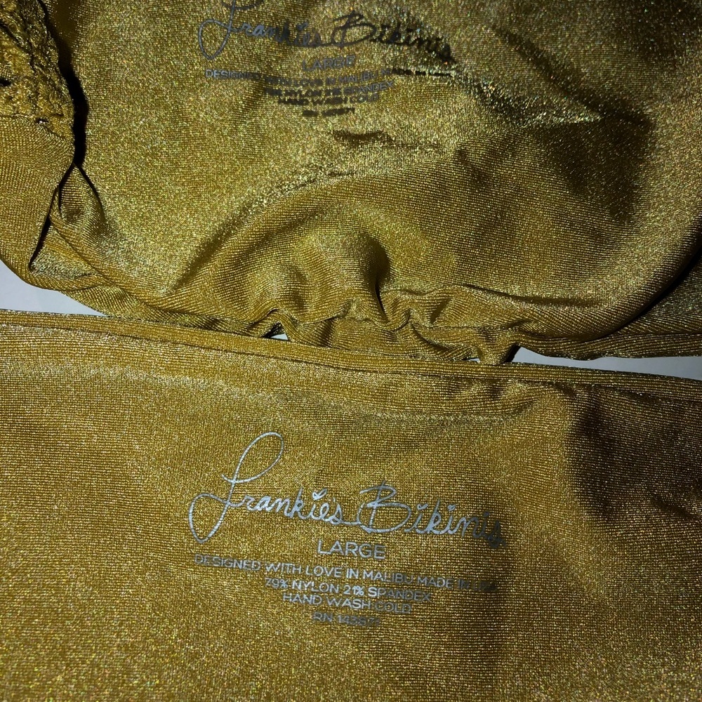 🎊HOST PICK🎊 Frankies bikinis koa two piece gold L - Picture 12 of 16